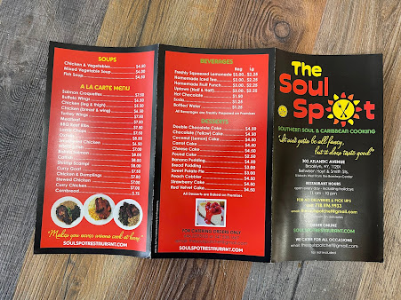 Menu The Soul Spot - 2