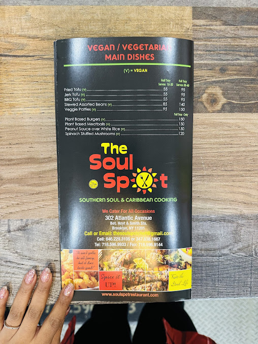 Menu The Soul Spot - 3