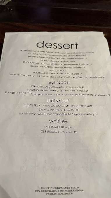 Menu The Spanish Fly - 0
