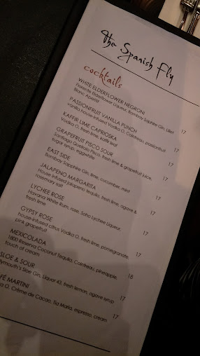 Menu The Spanish Fly - 6