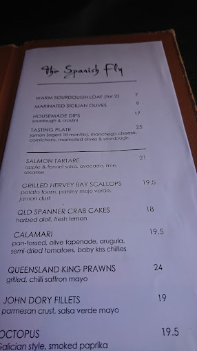 Menu The Spanish Fly - 7