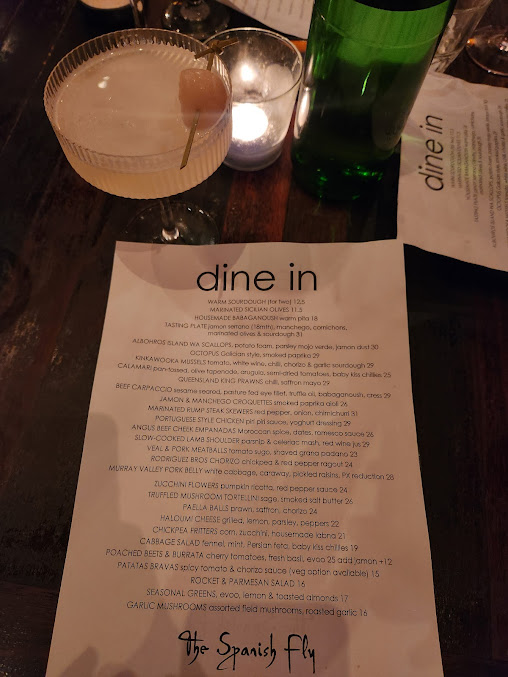 Menu The Spanish Fly - 8