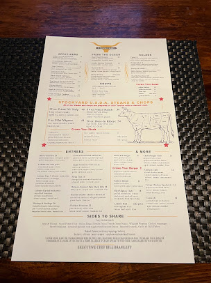 Menu The Stockyard Restaurant - 1