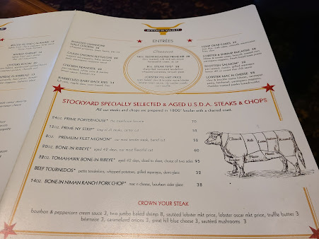 Menu The Stockyard Restaurant - 2