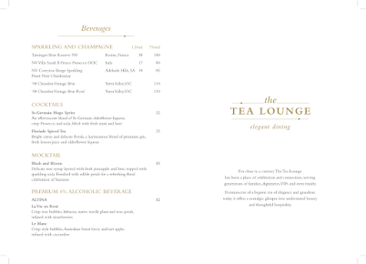 Menu The Tea Lounge - 5