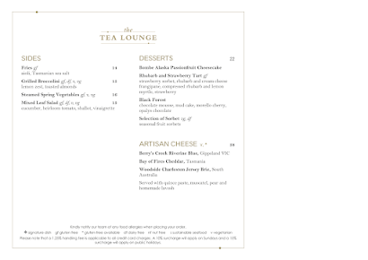 Menu The Tea Lounge - 8