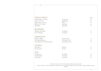 Menu The Tea Lounge - 9