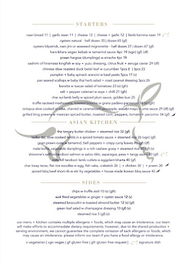 Menu The Ternary Restaurant - 4