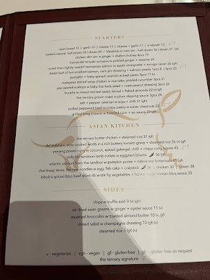 Menu The Ternary Restaurant - 7