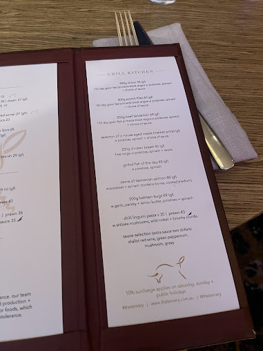 Menu The Ternary Restaurant - 8