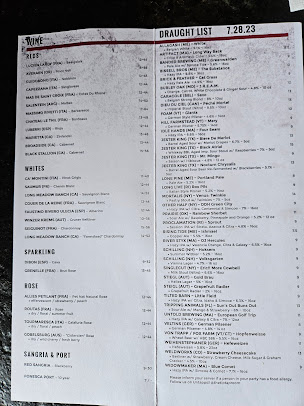 Menu The Tip Tap Room - 2