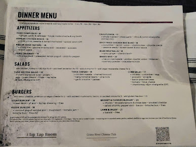 Menu The Tip Tap Room - 3