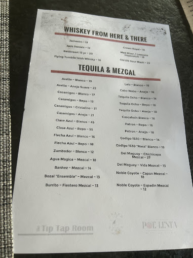 Menu The Tip Tap Room - 5