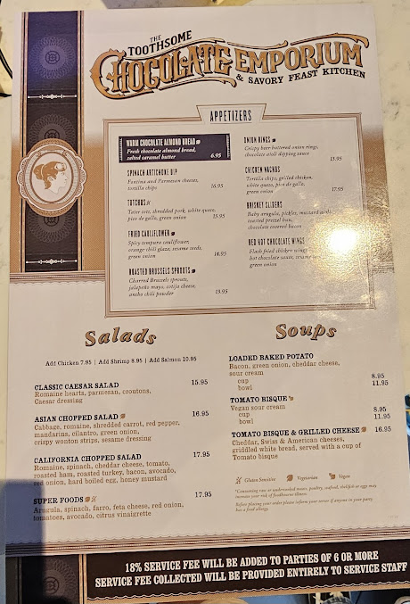 Menu The Toothsome Chocolate Emporium Savory Feast Kitchen - 3