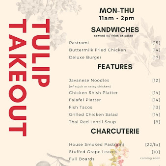 Menu The Tulip And The Rose Cafe - 4
