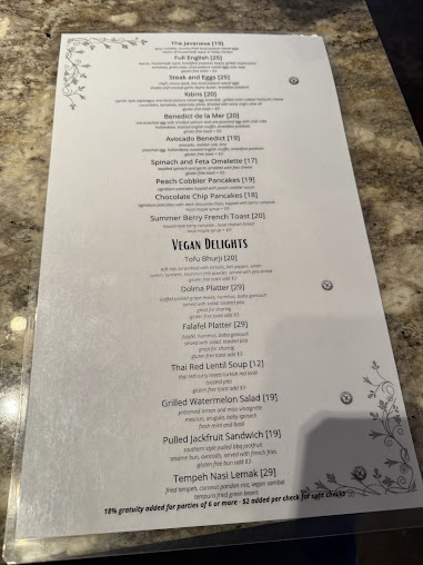Menu The Tulip And The Rose Cafe - 6