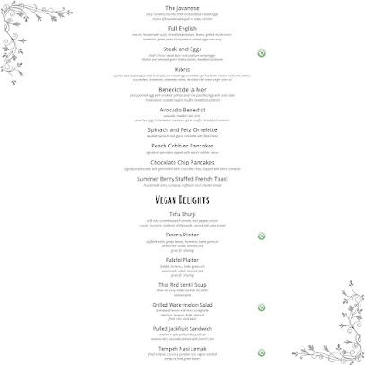 Menu The Tulip And The Rose Cafe - 8