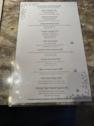 Menu The Tulip And The Rose Cafe - 9