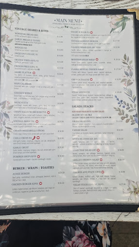 Menu The Vintage Secret Garden - 7