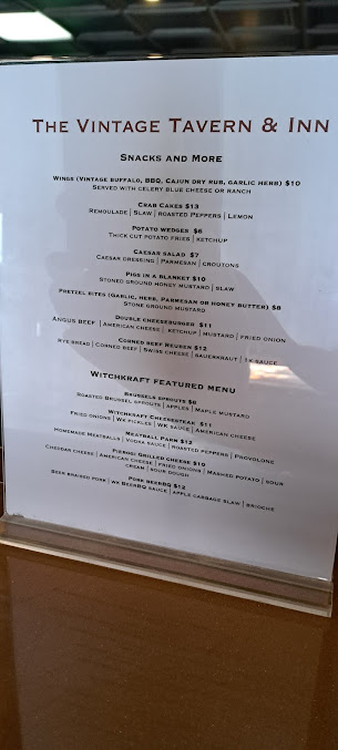 Menu The Vintage Tavern - 7