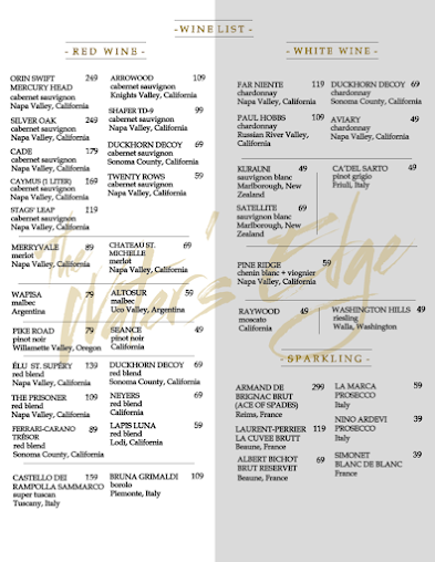 Menu The Water's Edge Restaurant - 2