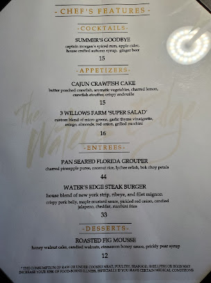 Menu The Water's Edge Restaurant - 6