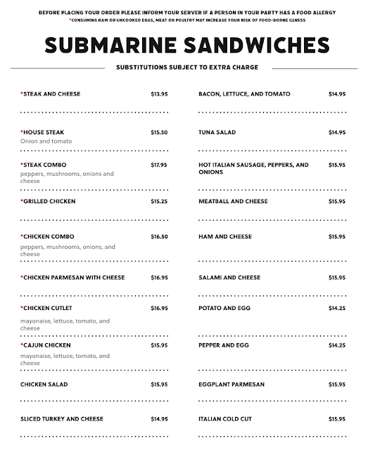 Menu Theo's Cozy Corner Restaurant - 7