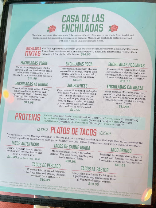 Menu Three Amigos Mexican Grill Cantina - 7