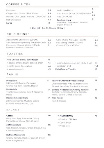 Menu Three Blind Mice - Providore | Kitchen - 0
