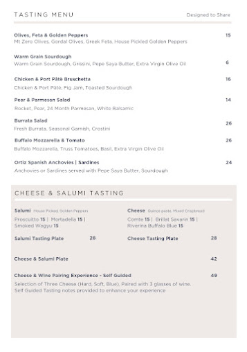 Menu Three Blind Mice - Providore | Kitchen - 1