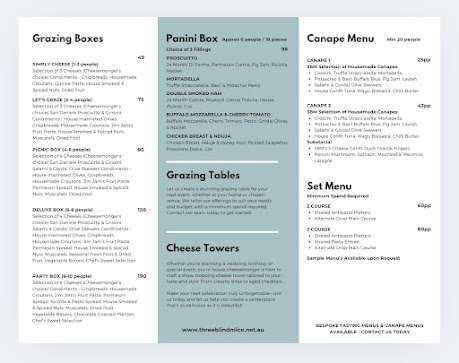 Menu Three Blind Mice - Providore | Kitchen - 6