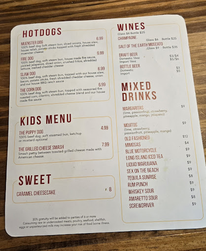 Menu Three65 Bar & Grill - 3