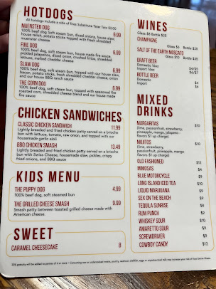 Menu Three65 Bar & Grill - 5