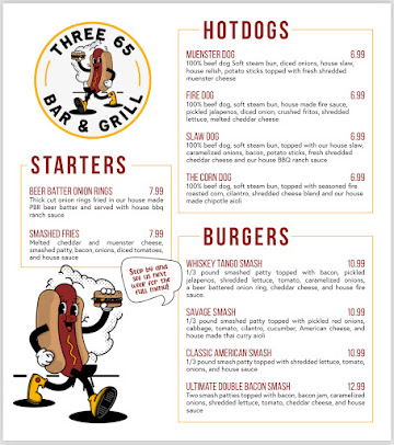 Menu Three65 Bar & Grill - 6