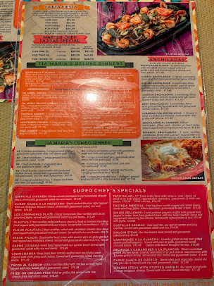 Menu Tia Maria's - 1
