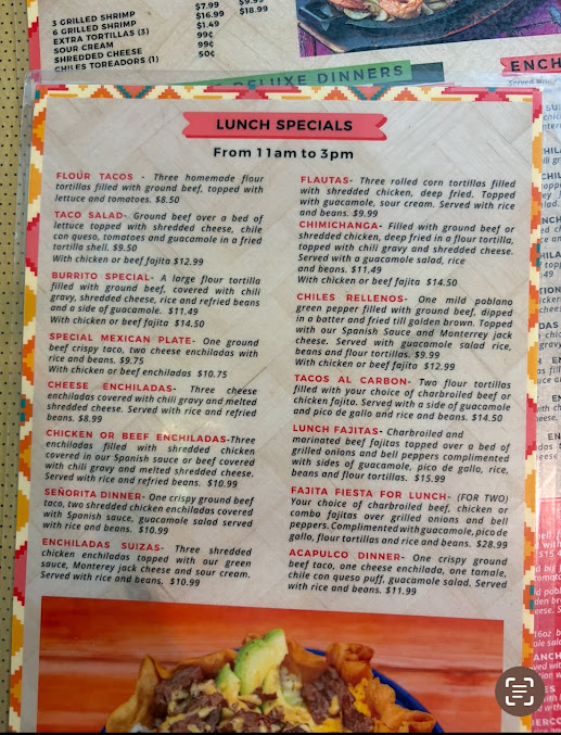 Menu Tia Maria's - 9