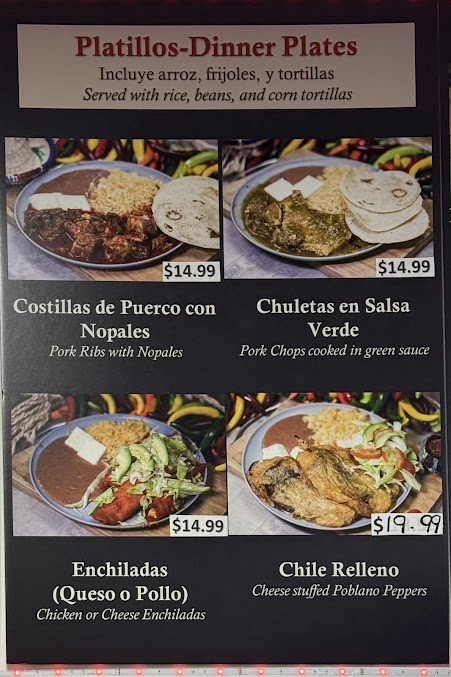 Menu Tienda Y Taqueria Flores - 1