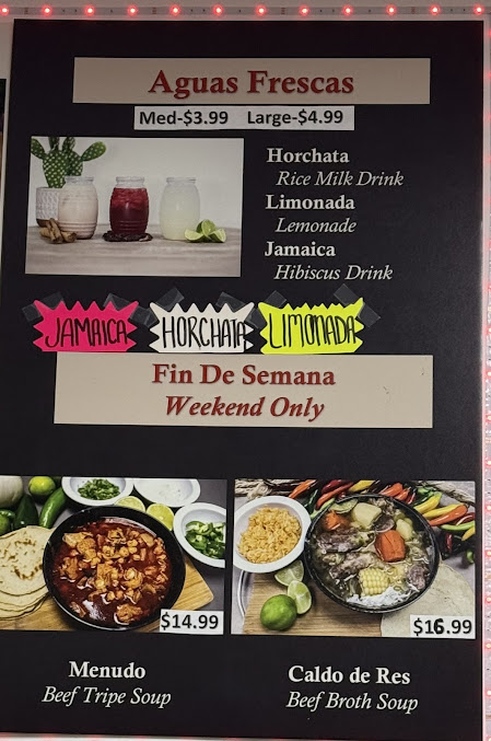 Menu Tienda Y Taqueria Flores - 2
