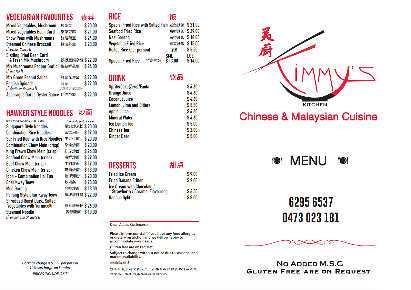 Menu Timmy's Kitchen - 7