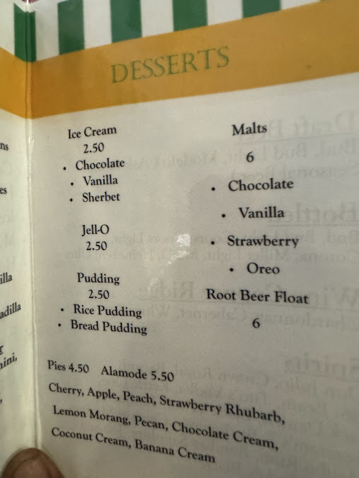 Menu Tinys Family Restaurant And Lounge - 5