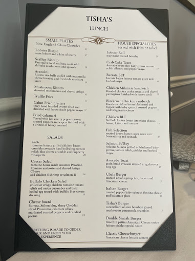 Menu Tisha's Fine Dining - 5