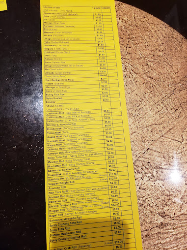 Menu Toku Japanese And Asian Cuisine - 1