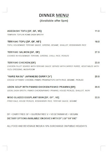 Menu Tokyo Canteen - 8
