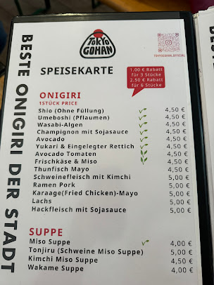 Menu Tokyo Gohan Kreuzberg - 3