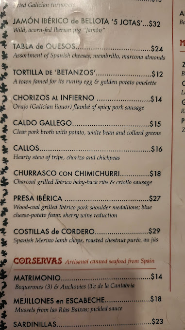 Menu Tomiño Taberna Gallega - 1