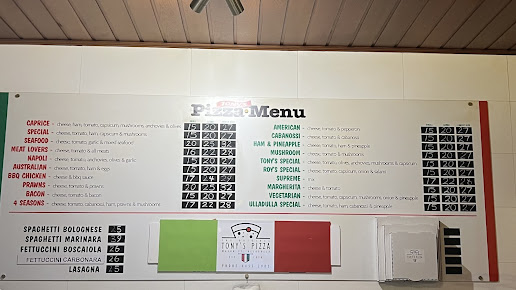 Menu Tony’s Pizza “The Original” Since 1970 - 3