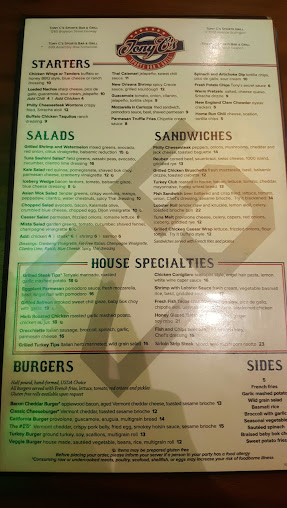 Menu Tonys Sports Bar And Grill - 5