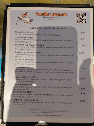 Menu Tookie's Seafood - 0