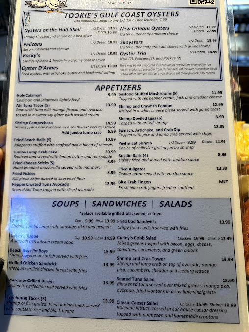 Menu Tookie's Seafood - 4