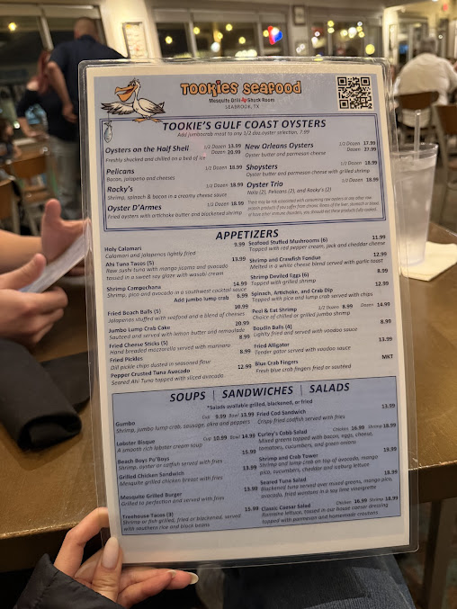 Menu Tookie's Seafood - 7